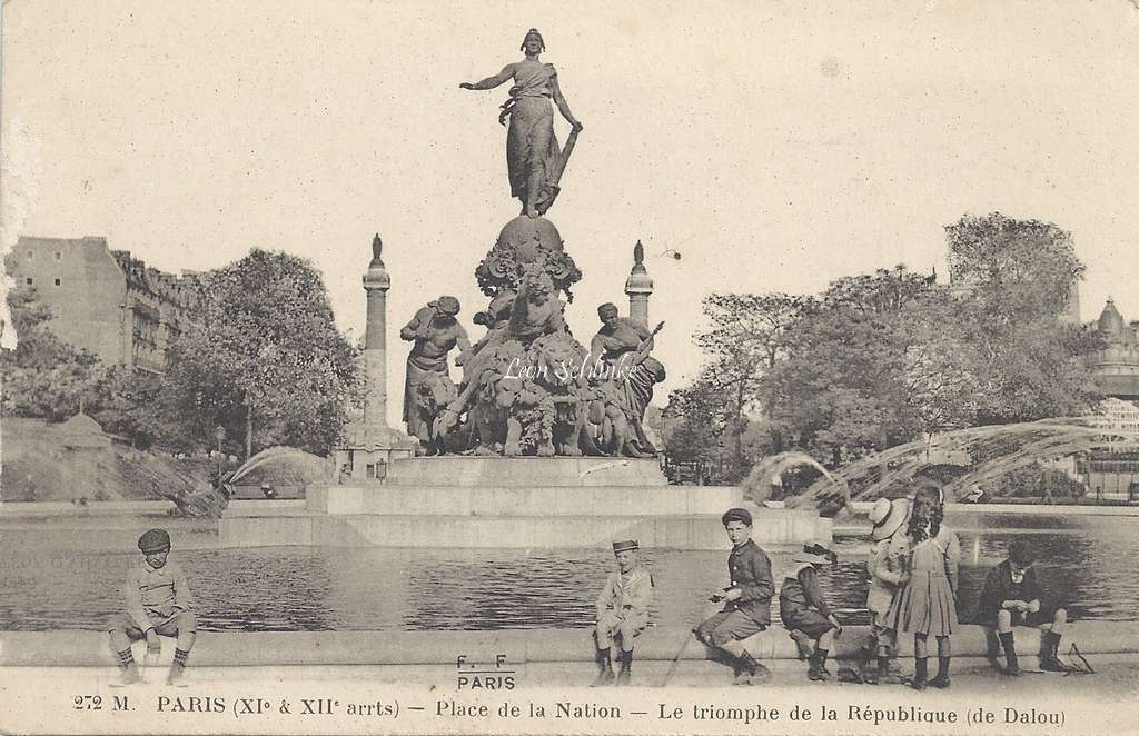 FF 272M - Place de la Nation Le Triomphe de la Republique