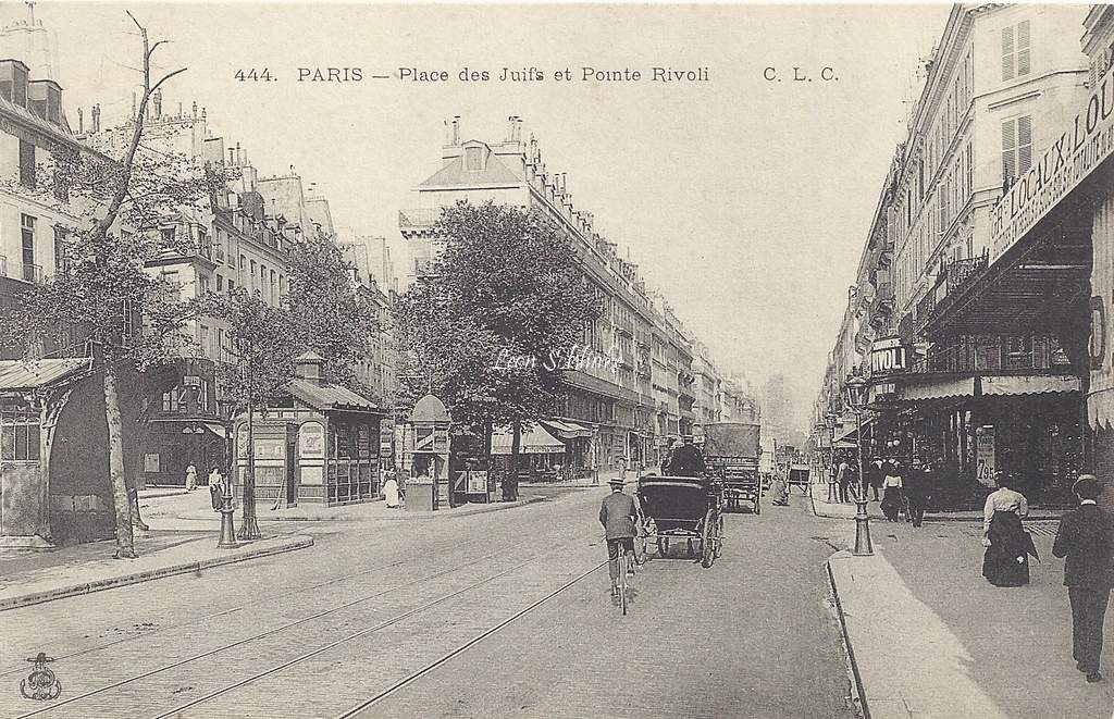 CLC 444 - Place des Juifs et pointe Rivoli