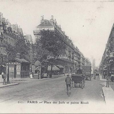 Magasins réunis 211 - Place des Juifs et pointe Rivoli