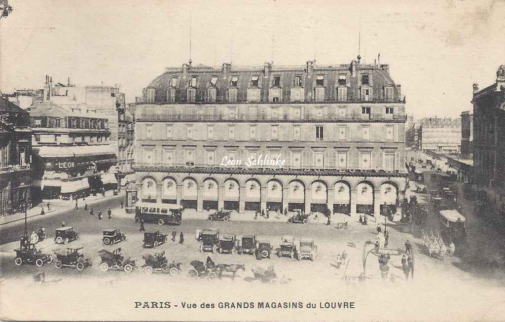 Potoniée frères - Vue des Grands Magasins du Louvre