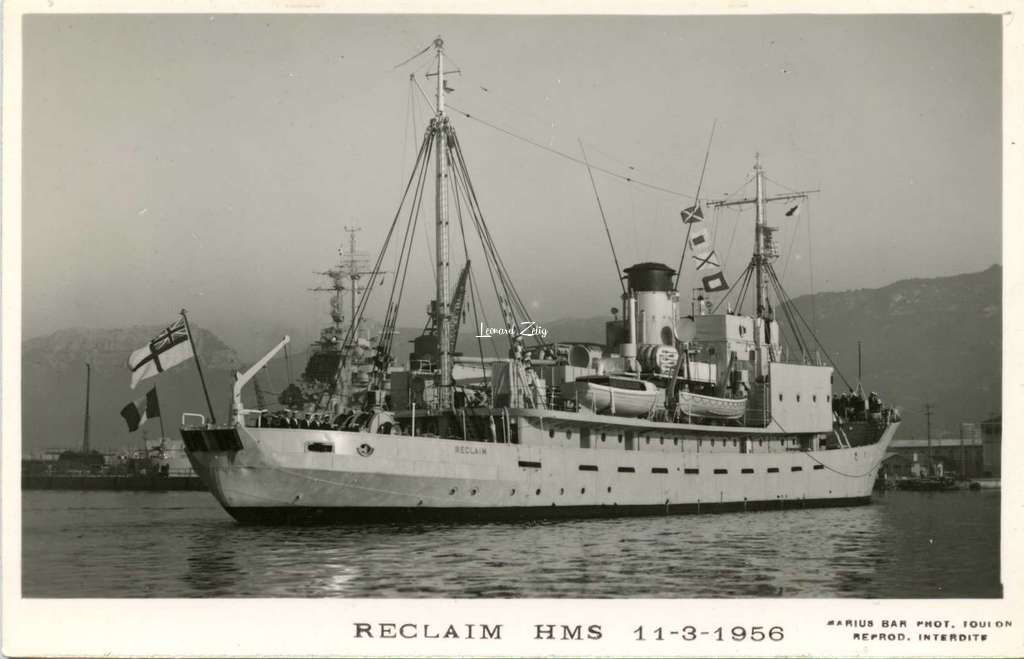 RECLAIM HMS  11-3-1956 (1)