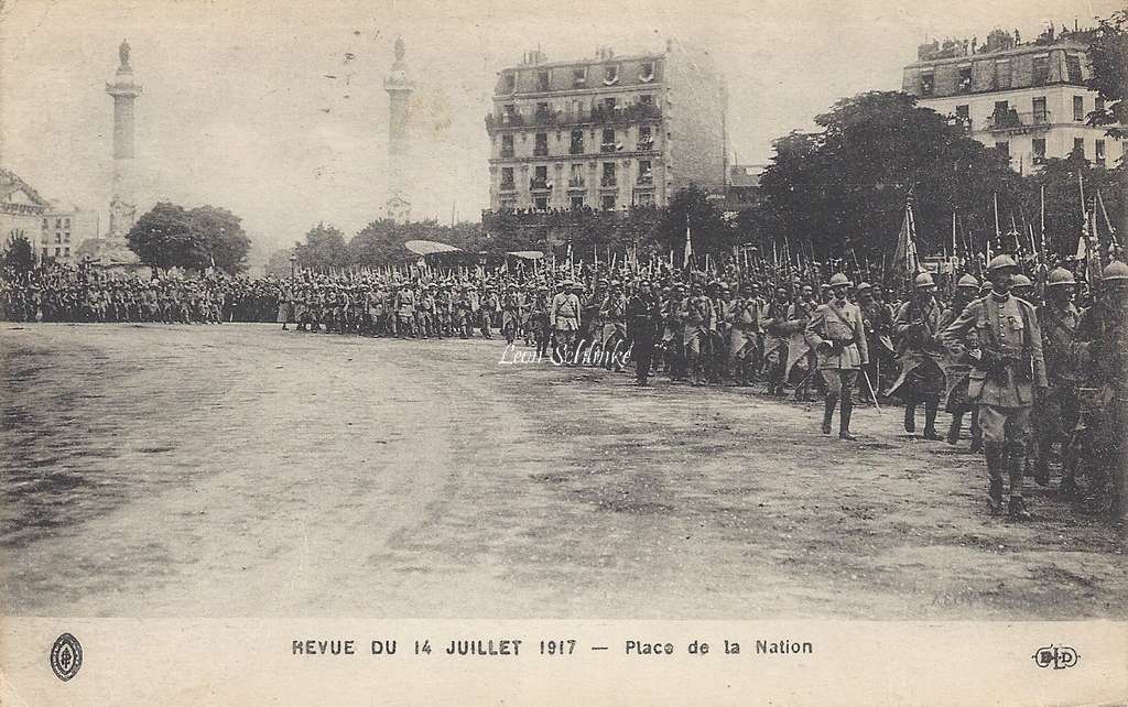 ELD - Revue du 14 Juillet 1917 Place de la Nation