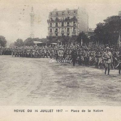 ELD - Revue du 14 Juillet 1917 Place de la Nation