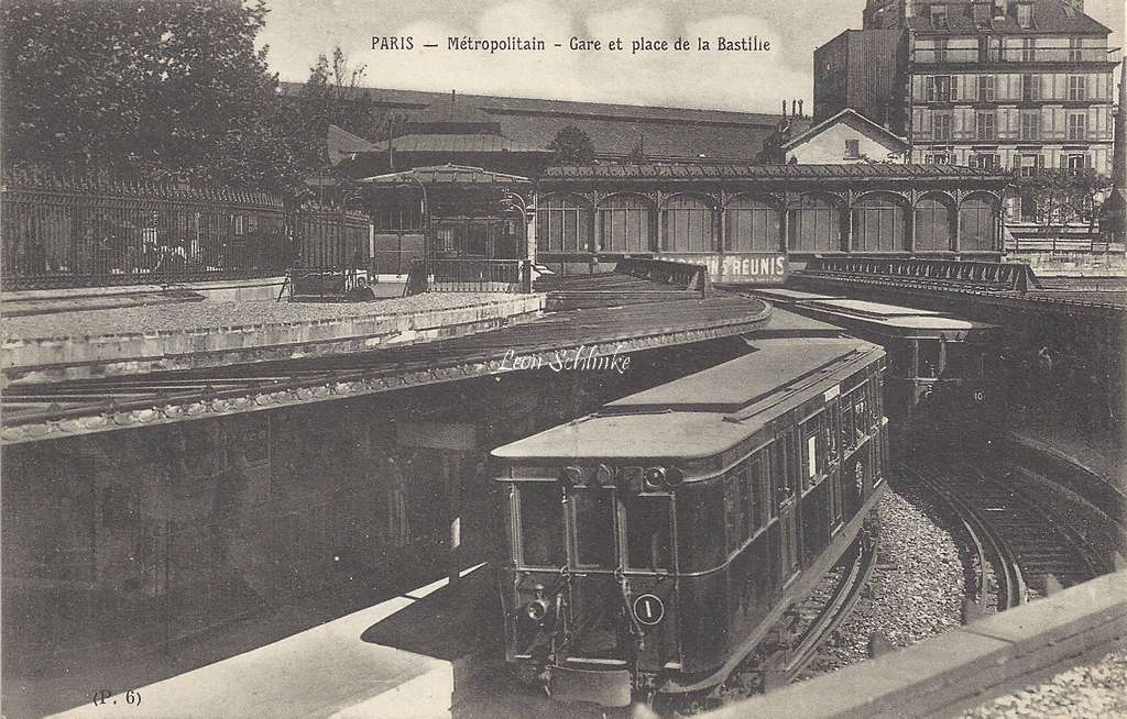 Romand P.6 - Metropolitain - Gare et Place de la Bastille