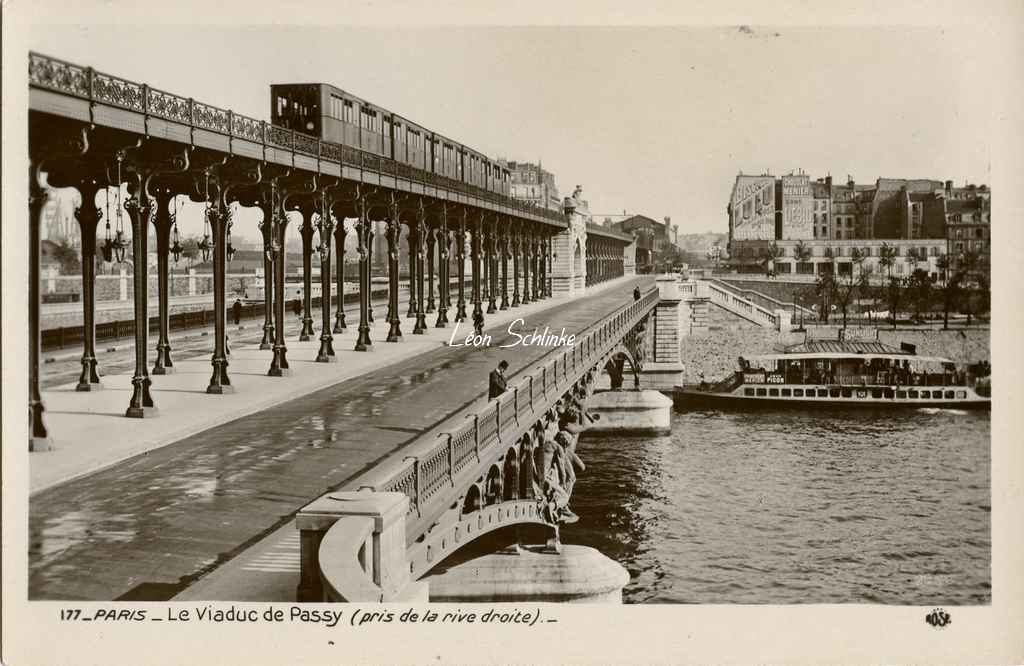 Rose 177 - Le Viaduc de Passy (pris de la rive droite)