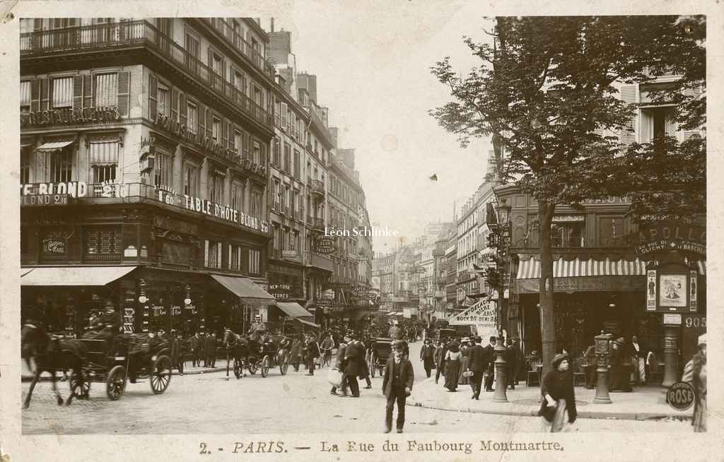 Rose 2 - La Rue du Faubourg Montmartre