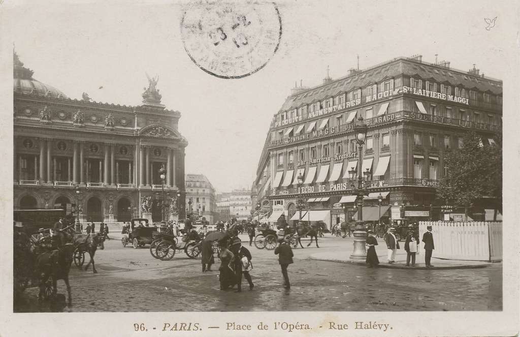 ROSE 96 - PARIS - Place de l'Opéra - Rue Halévy