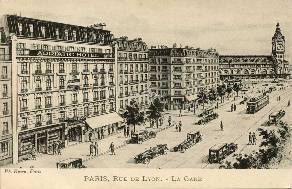 Rosen Ph. - PARIS, Rue de Lyon - La Gare