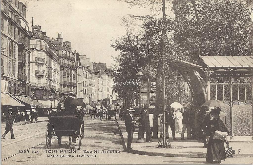 TP 1297 bis - Rue St-Antoine - Metro St-Paul