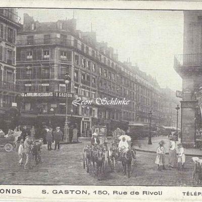 S.Gaston, Vente de Fonds, 150, Rue de Rivoli