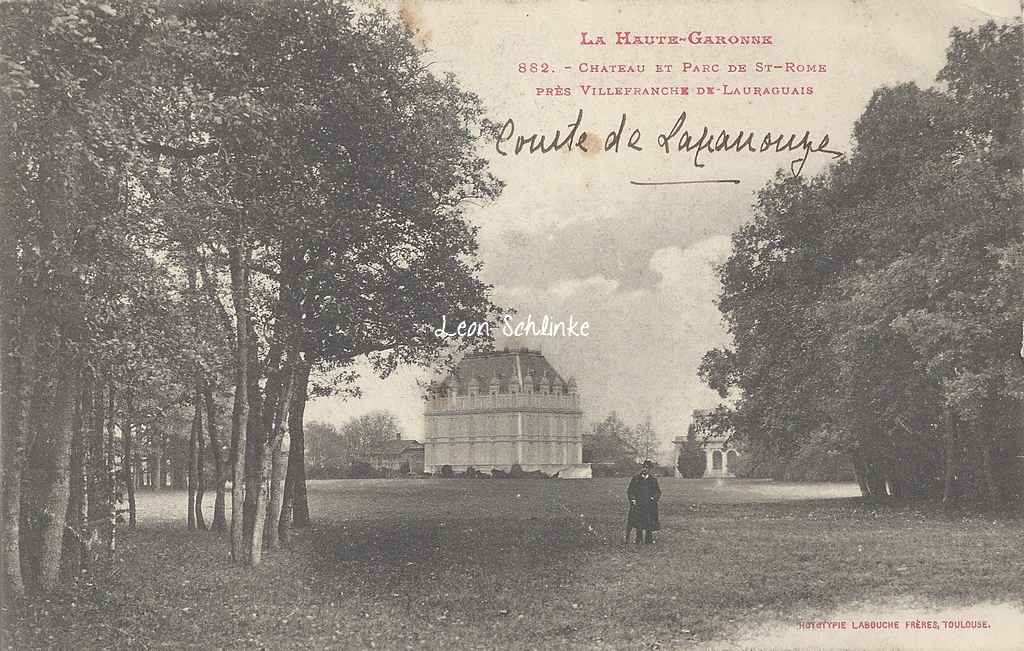 Saint-Rome - Parc du Château (Labouche 882)