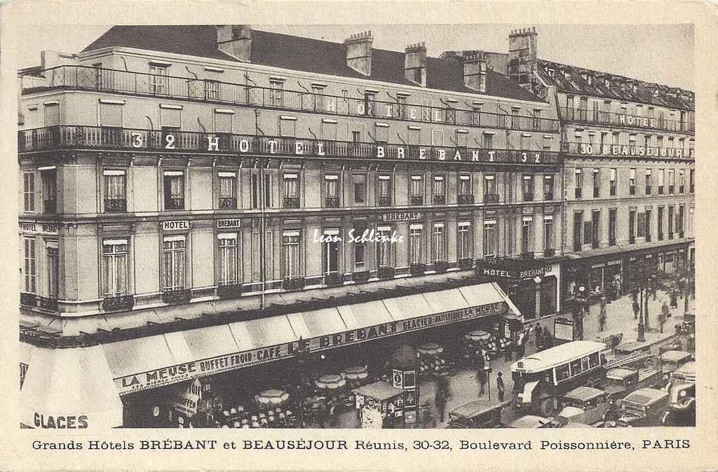 Ss édit - Grands Hôtels Brébant et Beauséjour, 30-32, Bd Poissonnière