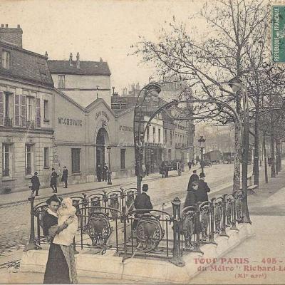 FF 495 - Tout PARIS - Station du Metro Richard-Lenoir