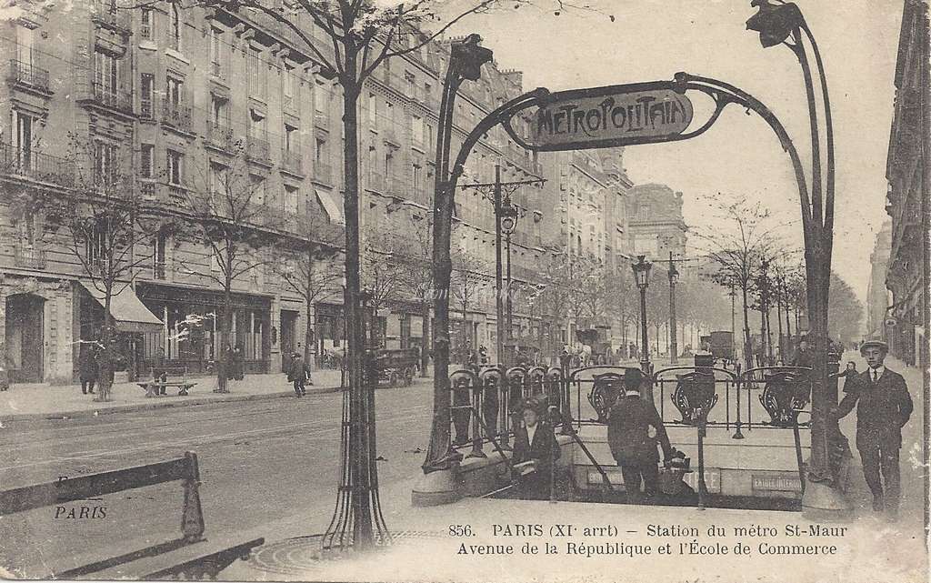 FF 856 - Station du Metro St-Maur - Avenue de la Republique