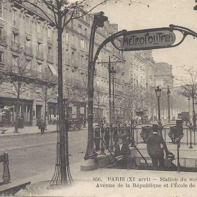 FF 856 - Station du Metro St-Maur - Avenue de la Republique