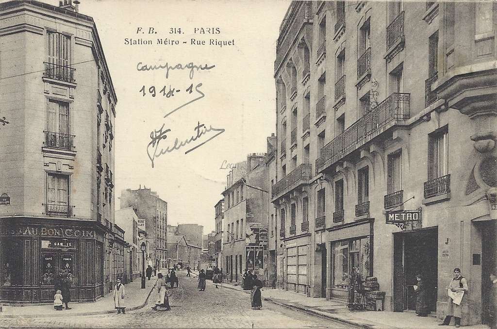 Station Metro - Rue Riquet