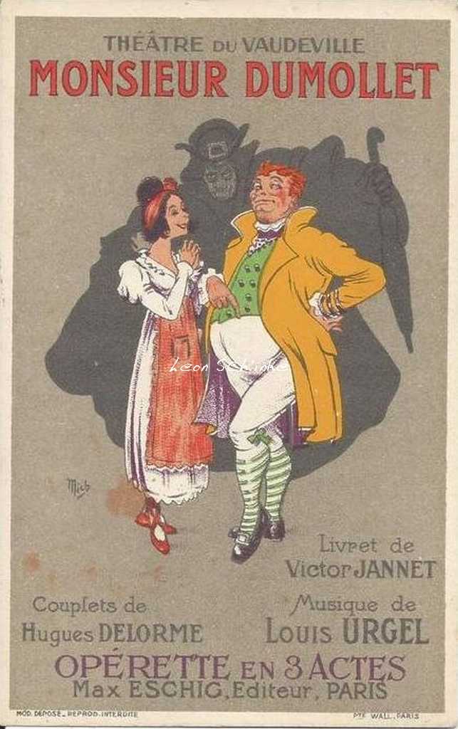 Théâtre du Vaudeville - Monsieur Dumollet