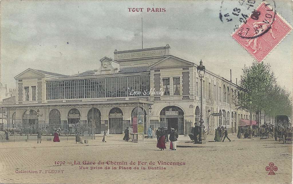 Tout Paris 1070 - La Gare du Chemin de Fer de Vincennes