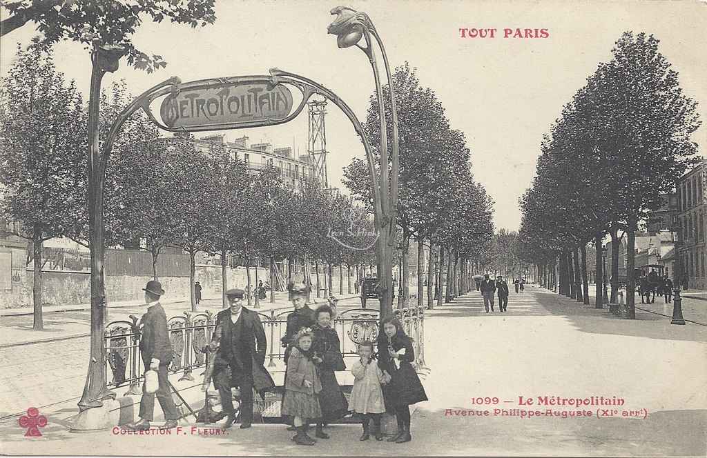 Tout Paris 1099 - Le Métropolitain Avenue Philippe-Auguste