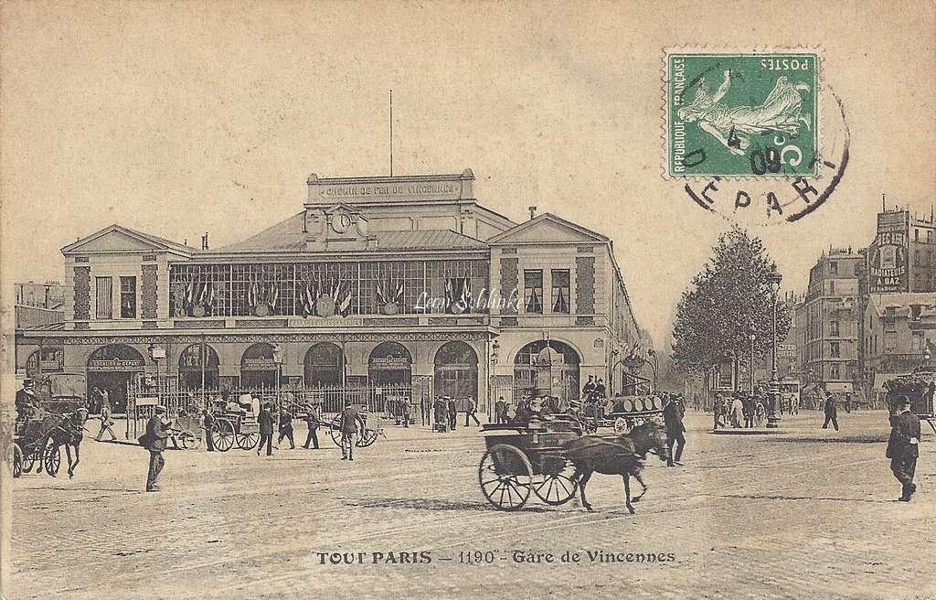 Tout Paris 1190 - Gare de Vincennes
