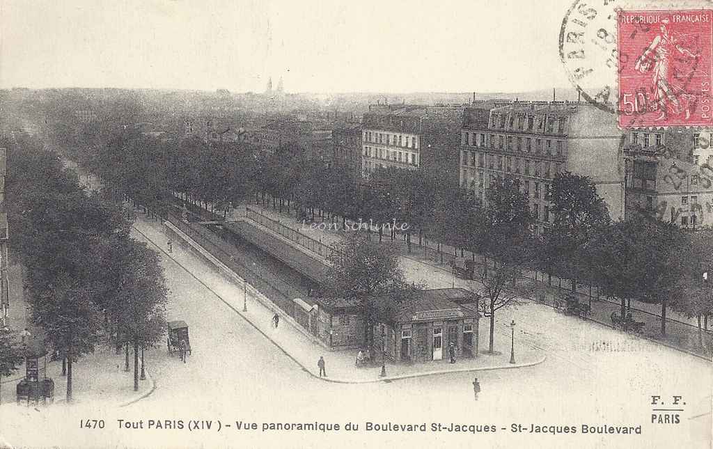 Tout Paris 1470 - Vue panoramique du Bd St-Jacques