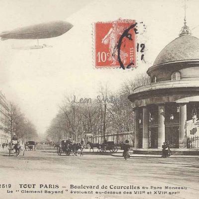 Tout Paris 1519 - Boulevard de Courcelles au Parc Monceau