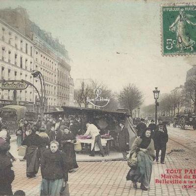 Tout Paris 1602 - Marché du Boulevard de Belleville