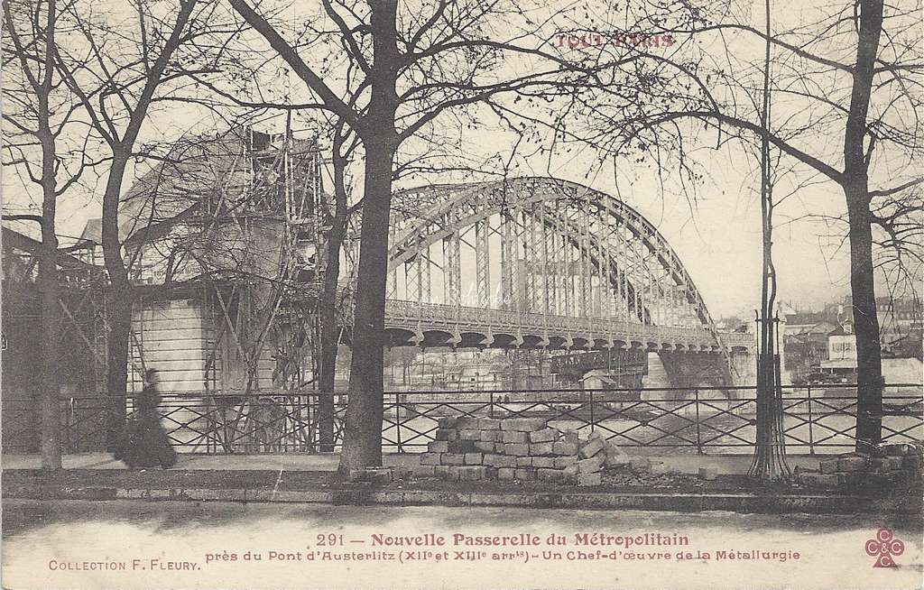 Tout Paris 291 - Nouvelle Passerelle du Métropolitain