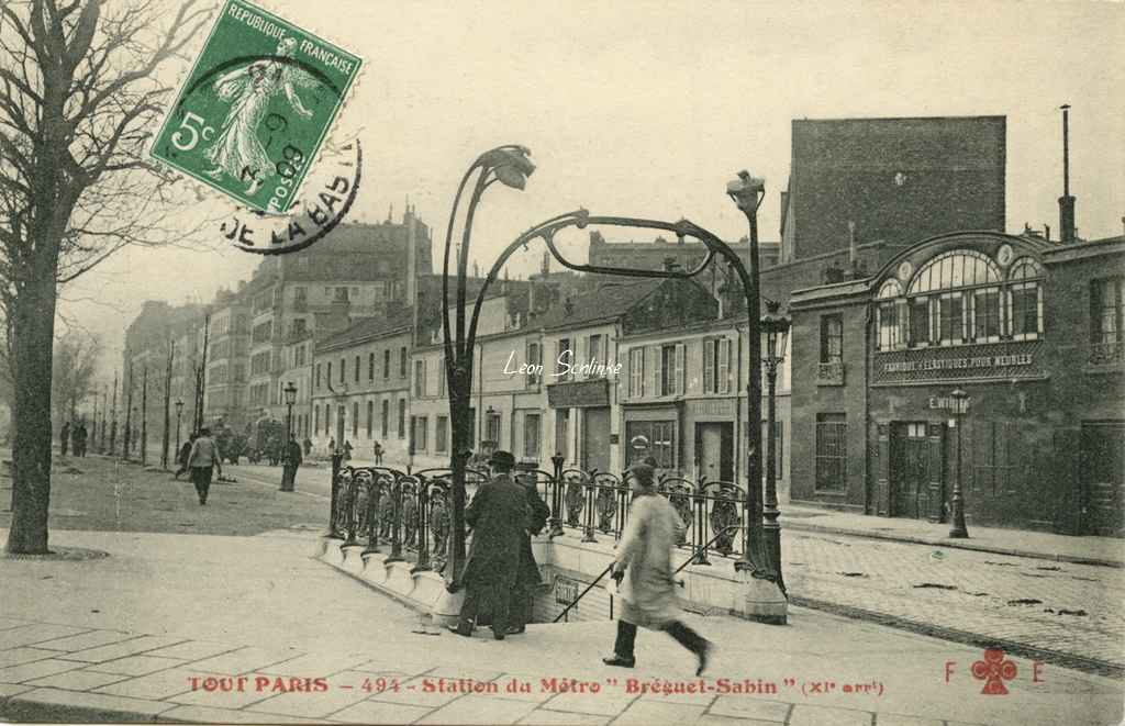 Tout Paris 494 - Station du Métro ''Bréguet-Sabin''