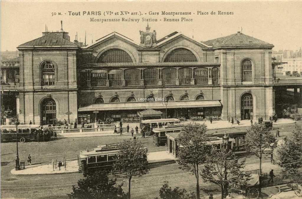 Tout Paris 50 M - Gare Montparnasse - Place de Rennes
