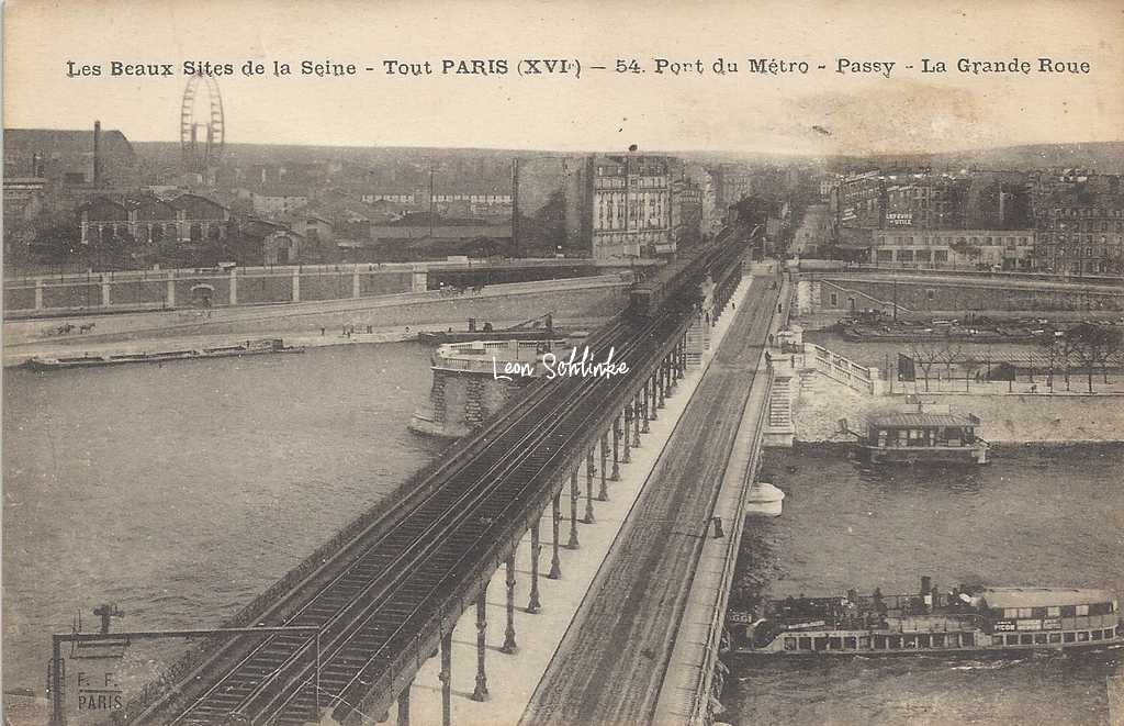 Tout Paris 54 - Pont du Métro - La Grande Roue