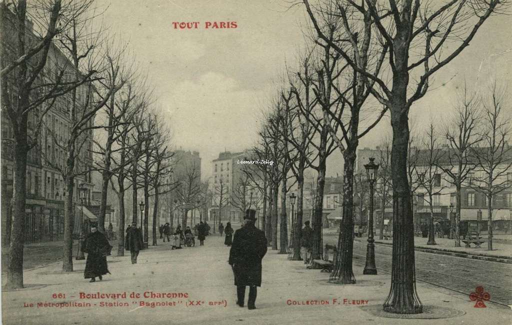 TOUT PARIS 661 - Boulevard de Chartonne - Le Métropolitain - Station Bagnolet