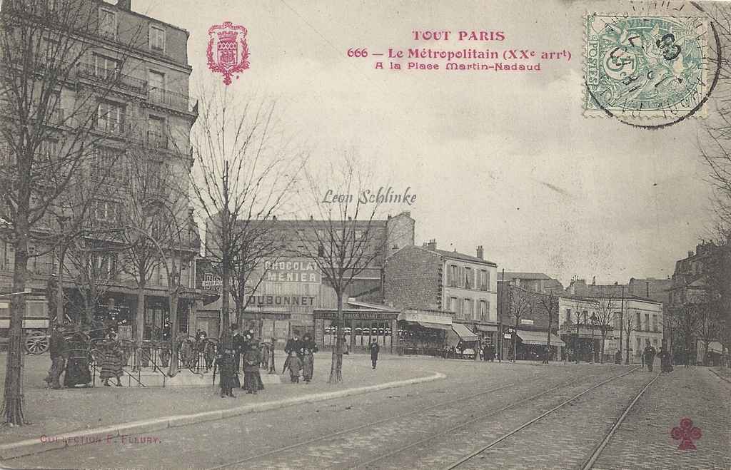 Tout Paris 666 - Le Métropolitain à la Place Martin-Nadaud