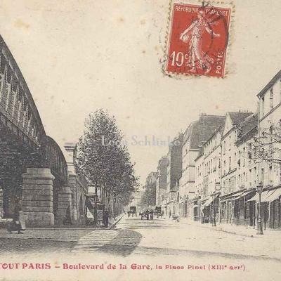 Tout Paris 952 - Boulevard de la Gare, angle accès Place Pinel