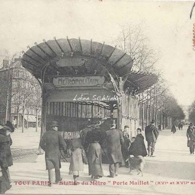 Tout Paris - Station du Métro ''Porte Maillot''