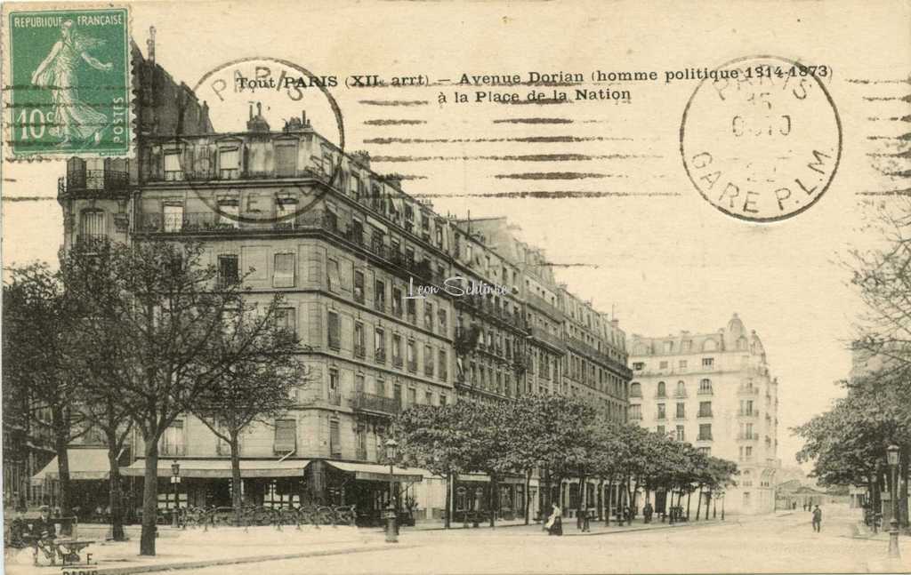 Tout Paris  - Avenue Dorian à la Place de la Nation