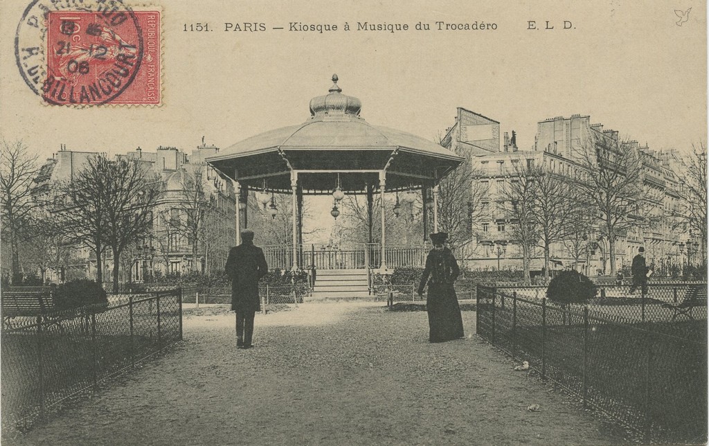 ELD 1151 - PARIS - Kiosque à Musique du Trocadéro