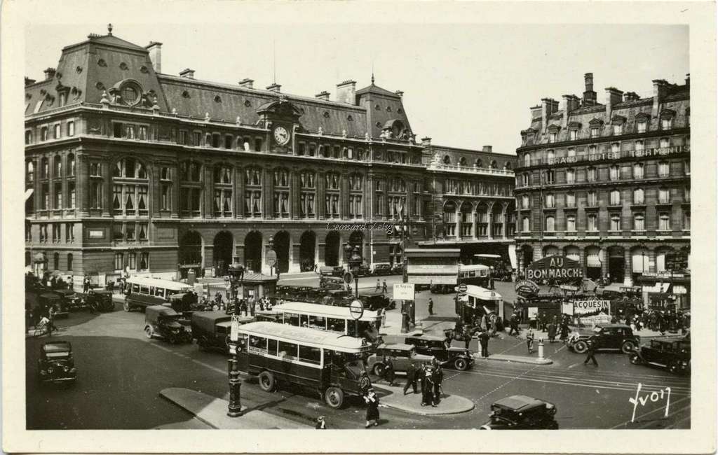 Yvon 146 - PARIS... en flanant - Gare St-Lazare, Cour de Rome