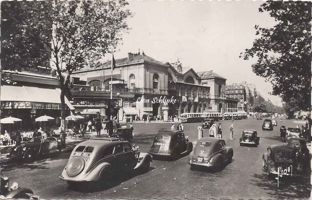Yvon B.113 - La gare et le Boulevard Montparnasse